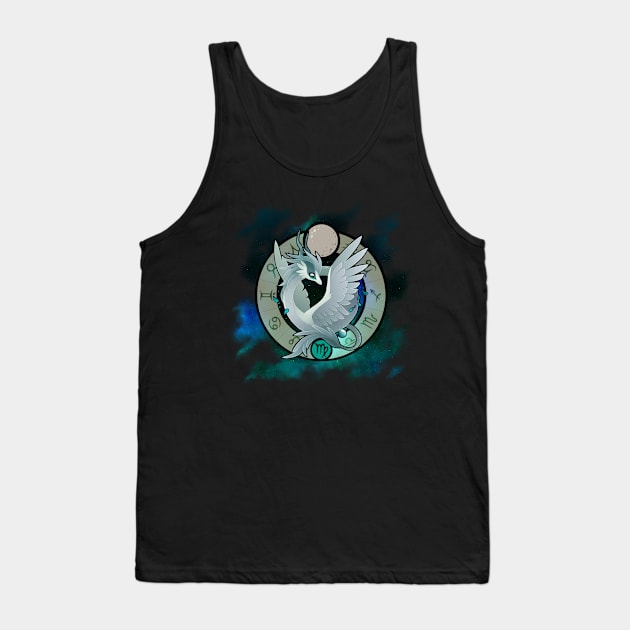 Zodiac Dragons: Virgo Tank Top by FennecSilvestre